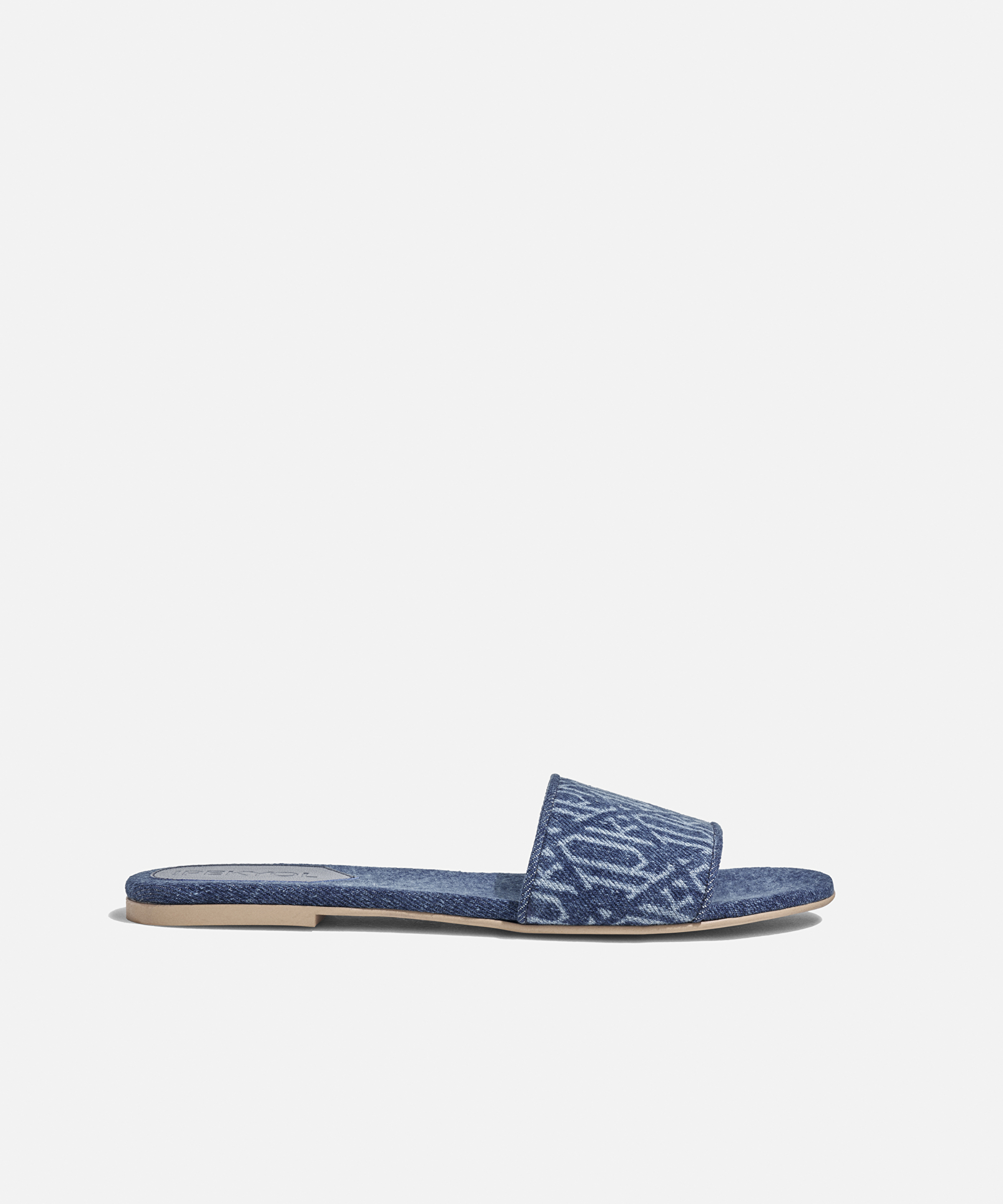 Monogram denim terlik